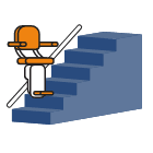 Stairlift straight